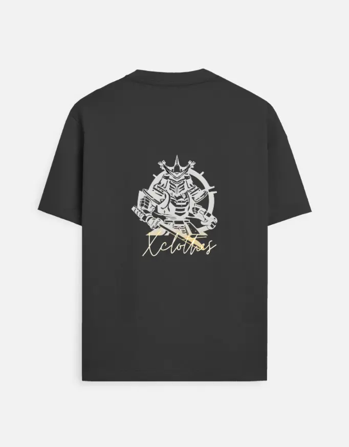 Black graphic-prints T-SHIRTS